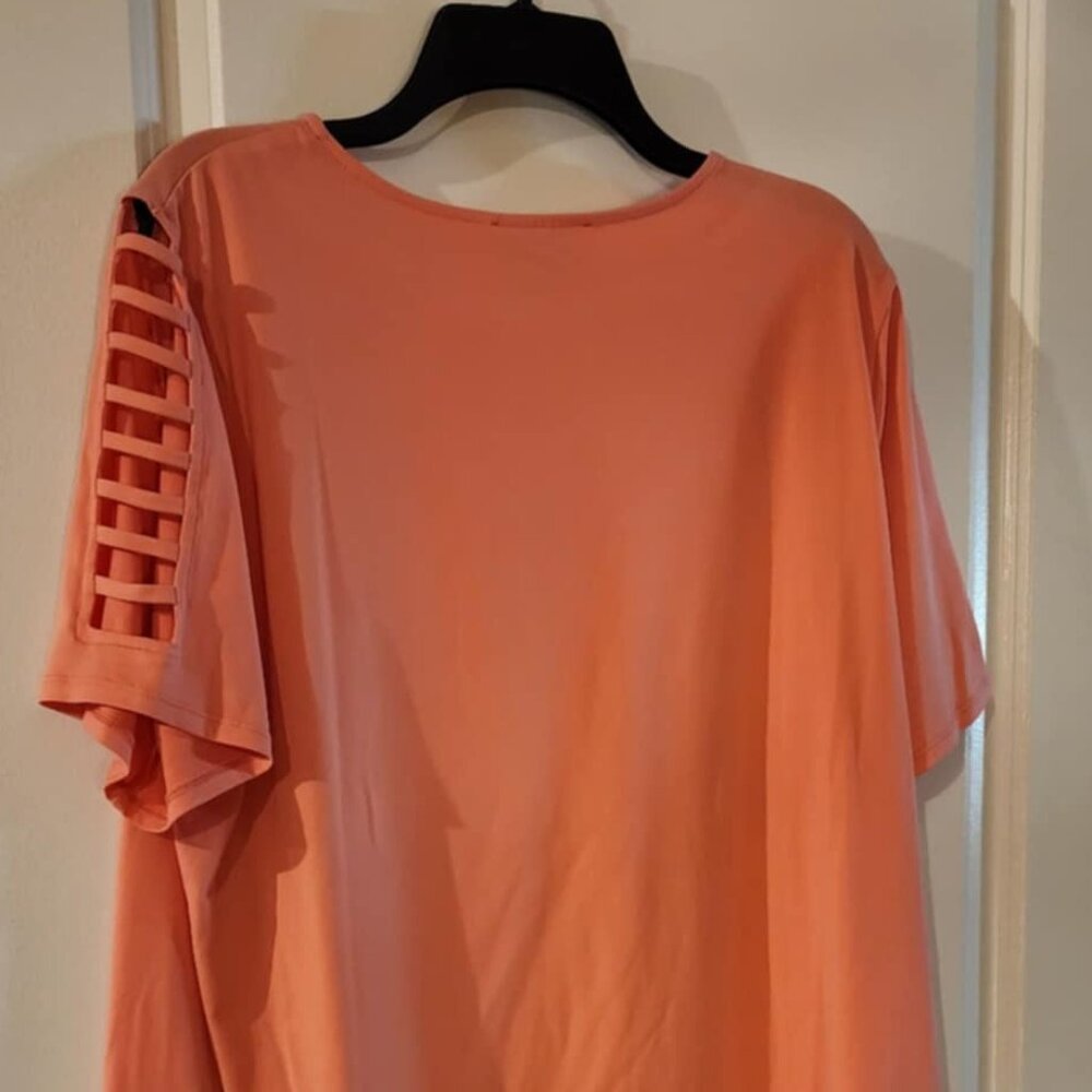 MK Apricot Blouse, 1X